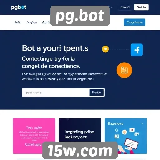 Acessibilidade e usabilidade no site pg.bot