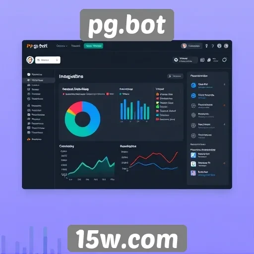Análise da interface do usuário no site pg.bot